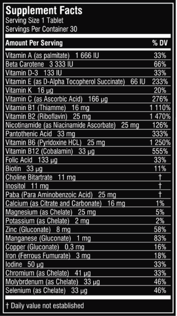 MegaVit – Evolve Nutrition