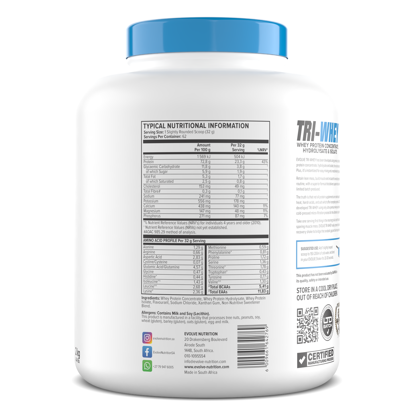 Tri-Whey – Evolve Nutrition